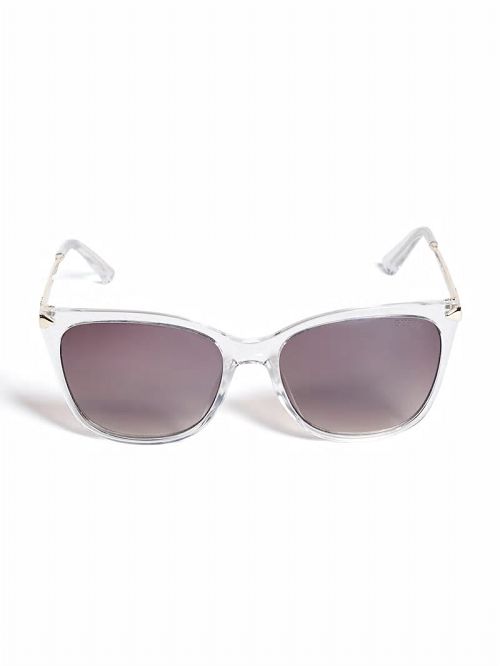 Guess Amy Lucite Square Sunglasses Wit | GUESS-SN30058