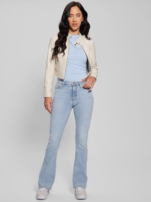 Guess Anita Moto Jacket Wit | GUESS-SN28058