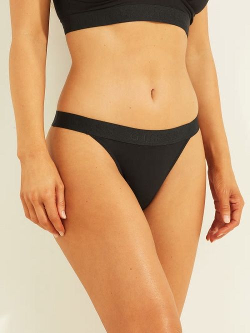 Guess April Thong Zwart | GUESS-SN28563