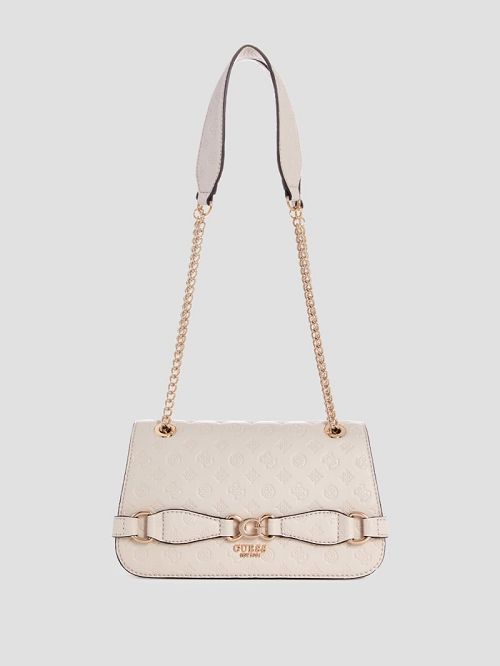 Guess Arlena Convertible Crossbody Beige | GUESS-SN28907