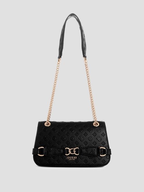 Guess Arlena Convertible Crossbody Zwart | GUESS-SN28909