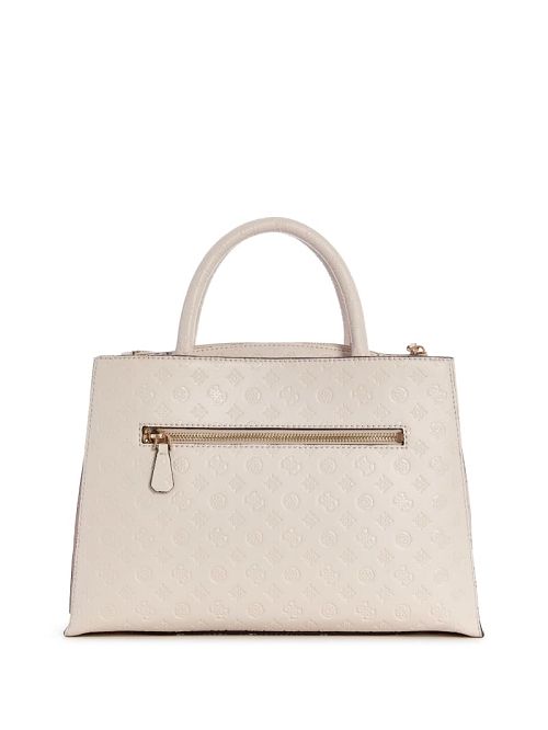 Guess Arlena Girlfriend Satchel Beige | GUESS-SN29273