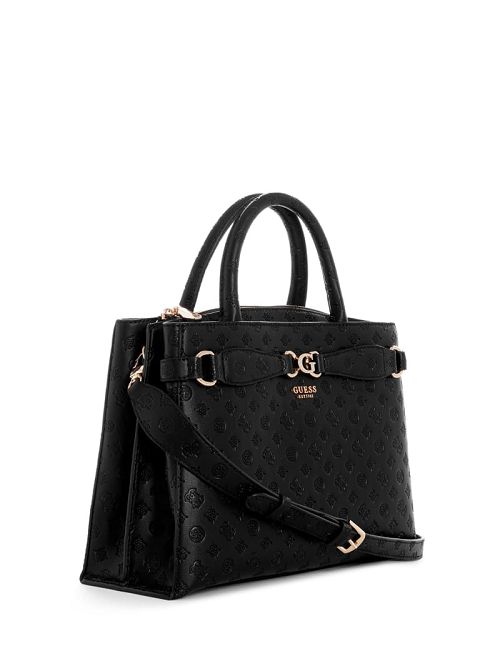 Guess Arlena Girlfriend Satchel Zwart | GUESS-SN28712