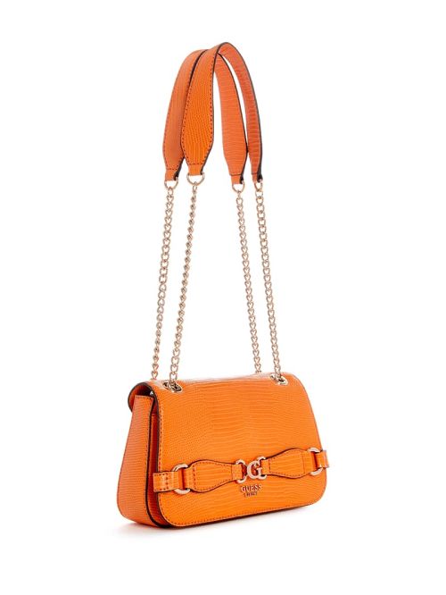Guess Arlena Lizard Convertible Crossbody Oranje | GUESS-SN28910