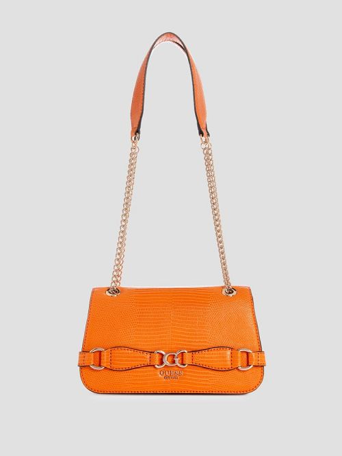 Guess Arlena Lizard Convertible Crossbody Oranje | GUESS-SN28910