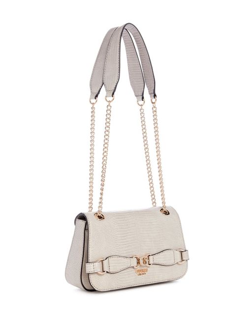 Guess Arlena Lizard Convertible Crossbody Bruin | GUESS-SN28915