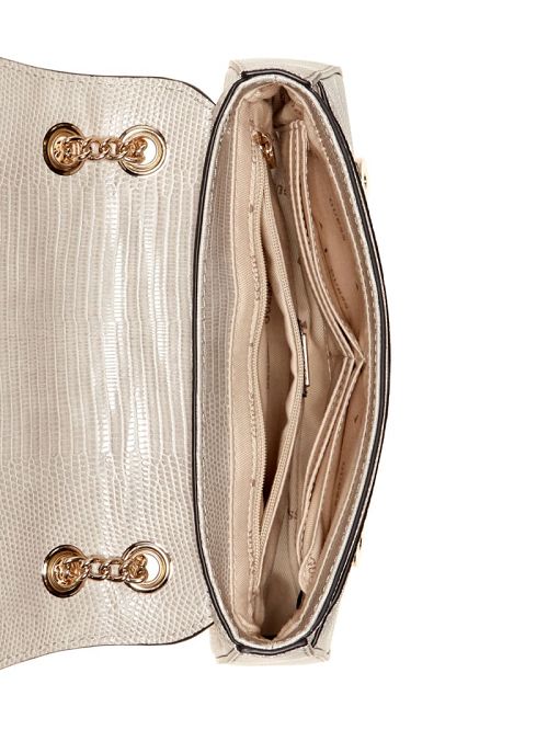 Guess Arlena Lizard Convertible Crossbody Bruin | GUESS-SN28915