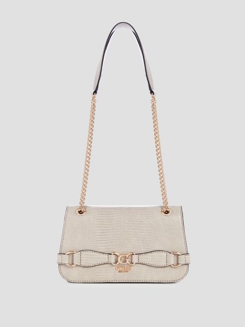 Guess Arlena Lizard Convertible Crossbody Bruin | GUESS-SN28915