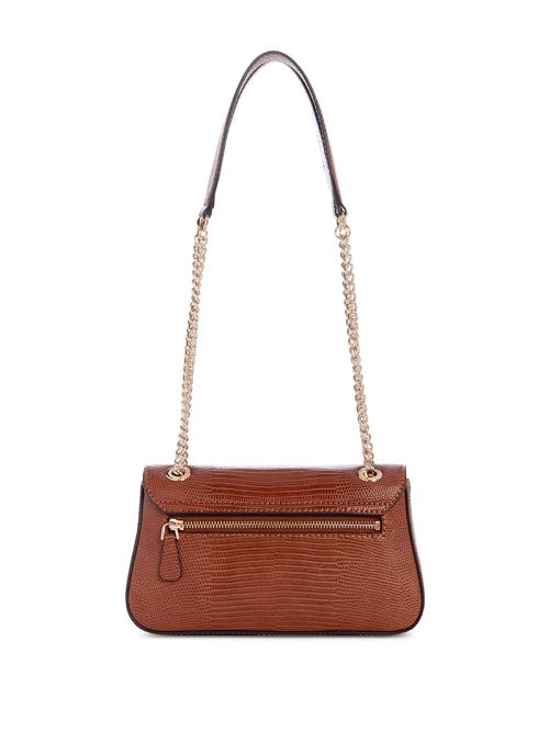 Guess Arlena Lizard Convertible Crossbody Bruin | GUESS-SN28916