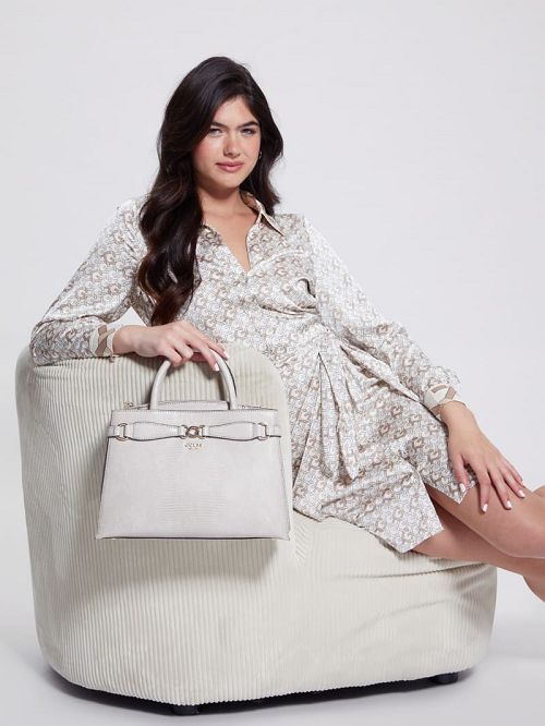 Guess Arlena Lizard Girlfriend Satchel Bruin | GUESS-SN29316