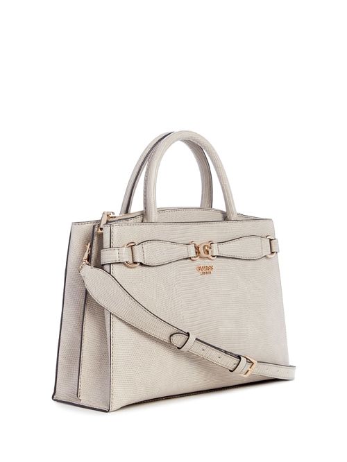Guess Arlena Lizard Girlfriend Satchel Bruin | GUESS-SN29316