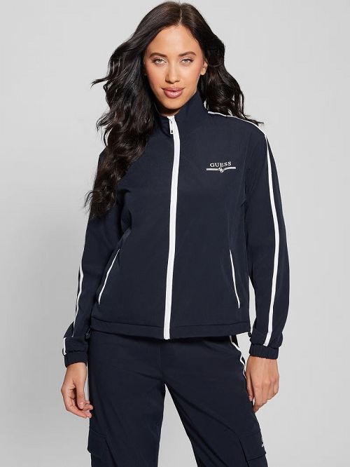 Guess Arleth Full-Zip Jacket Blauw | GUESS-SN27811