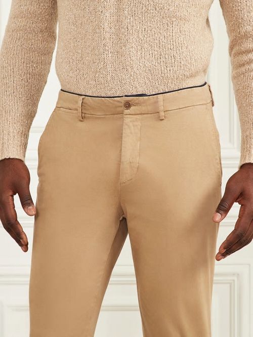 Guess Armando Piping Chino Pant Beige | GUESS-SN31415
