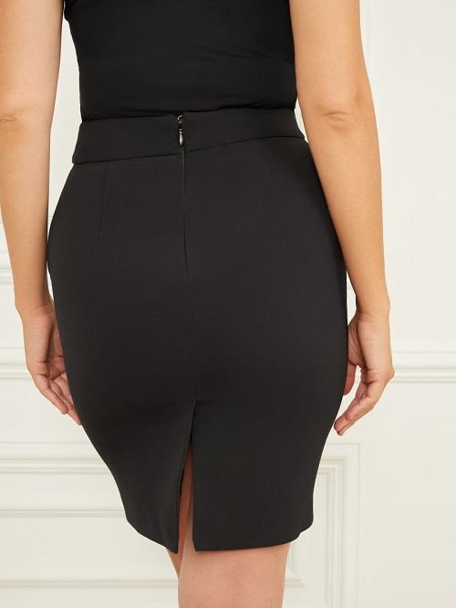 Guess Asha Pencil Skirt Zwart | GUESS-SN28166