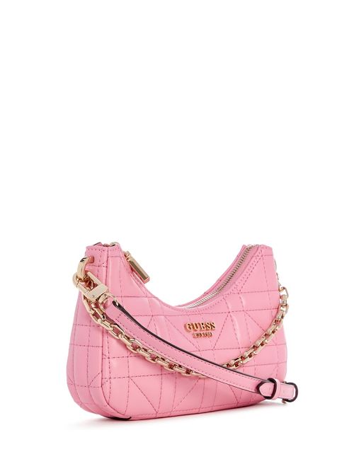 Guess Assia Quilted Mini Crossbody Roze | GUESS-SN29150