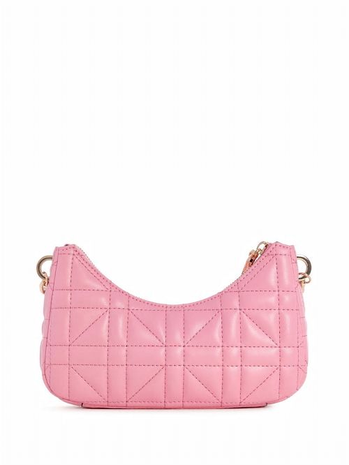 Guess Assia Quilted Mini Crossbody Roze | GUESS-SN29150