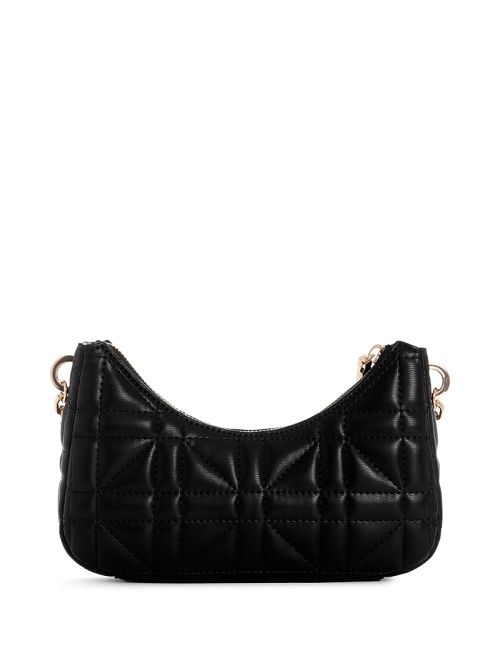 Guess Assia Quilted Mini Crossbody Zwart | GUESS-SN28996
