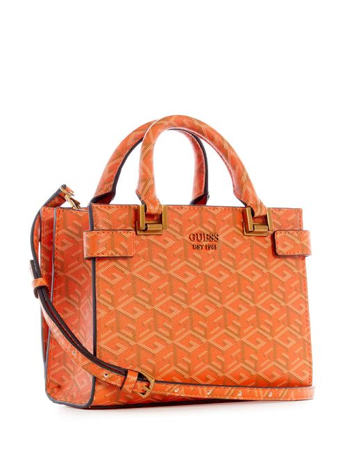 Guess Atene Mini Satchel Oranje | GUESS-SN28730