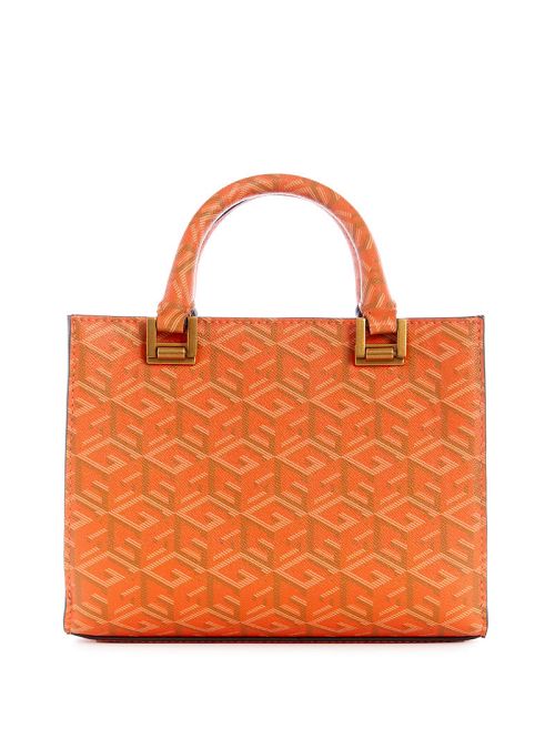 Guess Atene Mini Satchel Oranje | GUESS-SN29224