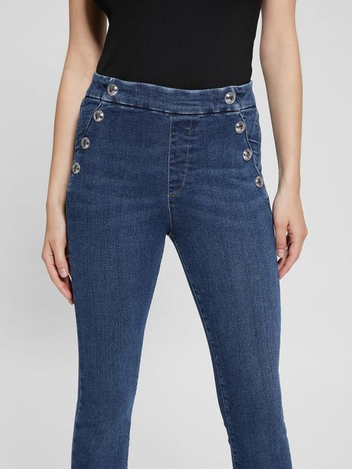 Guess Aubree Skinny Jeans Blauw | GUESS-SN26526