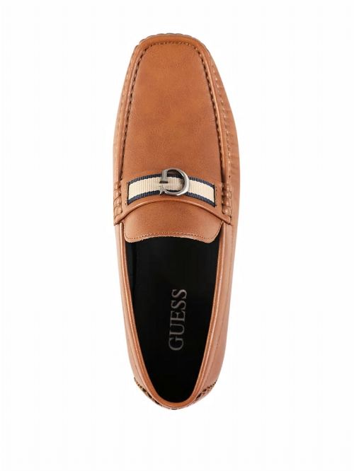 Guess Aurolo G Logo Driving Loafers Bruin | GUESS-SN31900