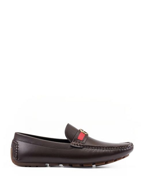 Guess Aurolo G Logo Driving Loafers Bruin | GUESS-SN31907