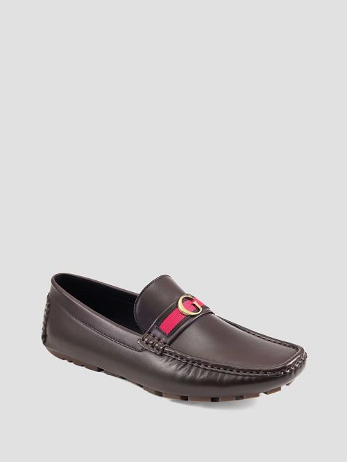 Guess Aurolo G Logo Driving Loafers Bruin | GUESS-SN31907