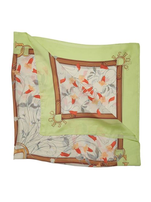 Guess Aurora Silk Scarf Grijs | GUESS-SN30197