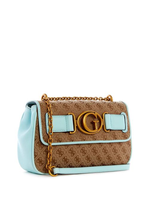 Guess Aviana Convertible Crossbody Blauw | GUESS-SN28742