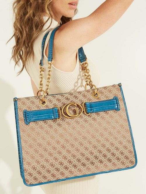 Guess Aviana Tote Blauw | GUESS-SN29361