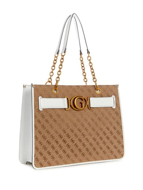 Guess Aviana Tote Wit | GUESS-SN29342