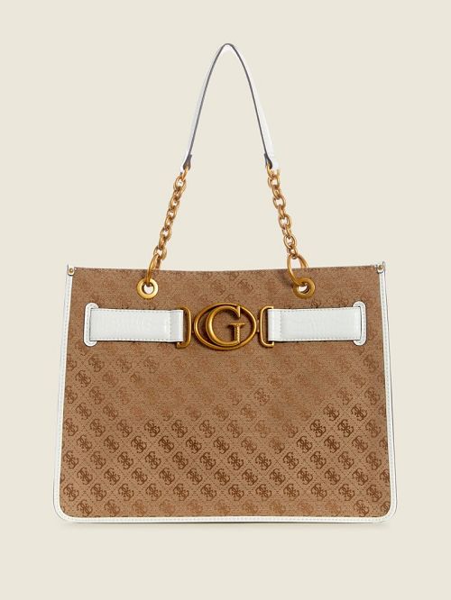 Guess Aviana Tote Wit | GUESS-SN29342