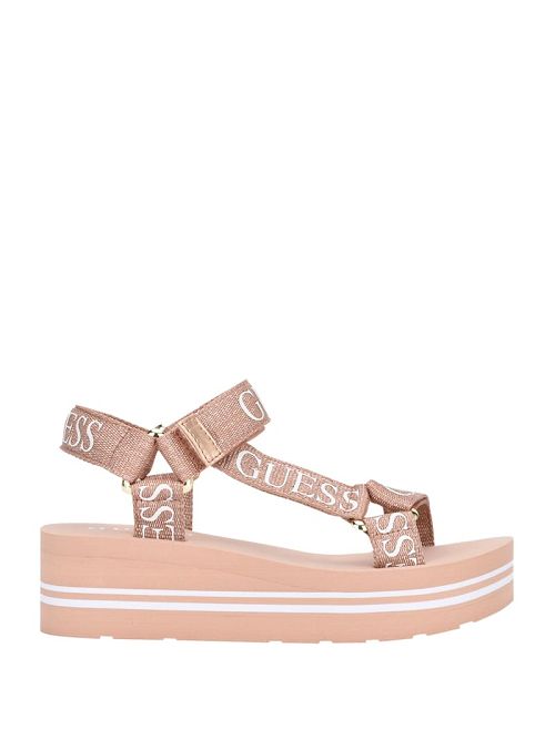 Guess Avin Platform Sport Sandals Roze | GUESS-SN29602