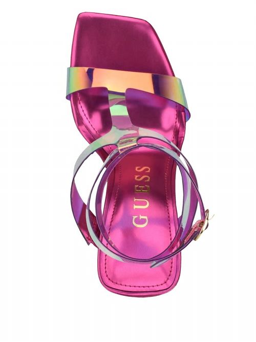 Guess Bacio Embossed Wedges Roze | GUESS-SN29698