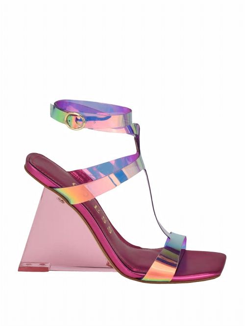 Guess Bacio Embossed Wedges Roze | GUESS-SN29846