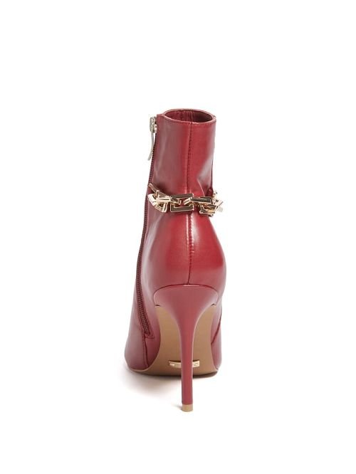 Guess Bale Leather Bootie Rood | GUESS-SN29901