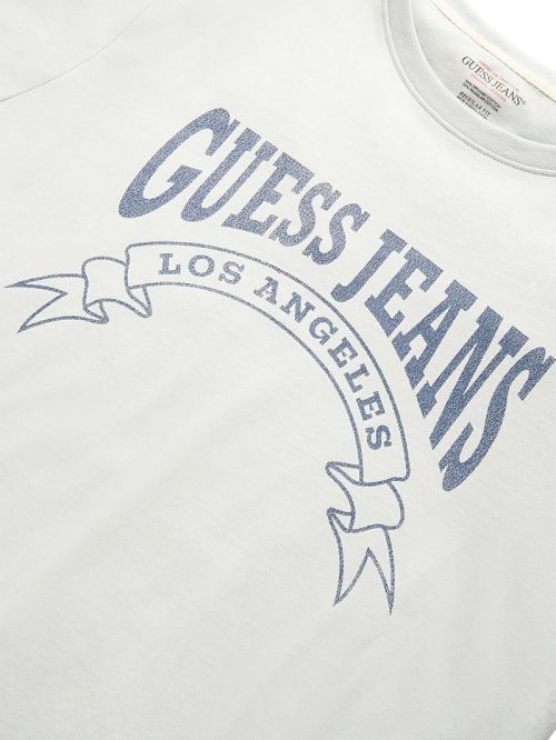 Guess Banner Tee Wit | GUESS-SN30497