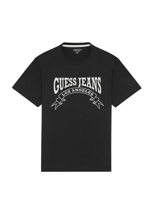 Guess Banner Tee Zwart | GUESS-SN30515