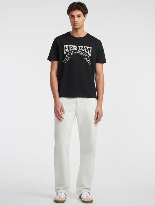 Guess Banner Tee Zwart | GUESS-SN30515