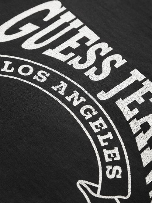 Guess Banner Tee Zwart | GUESS-SN30515
