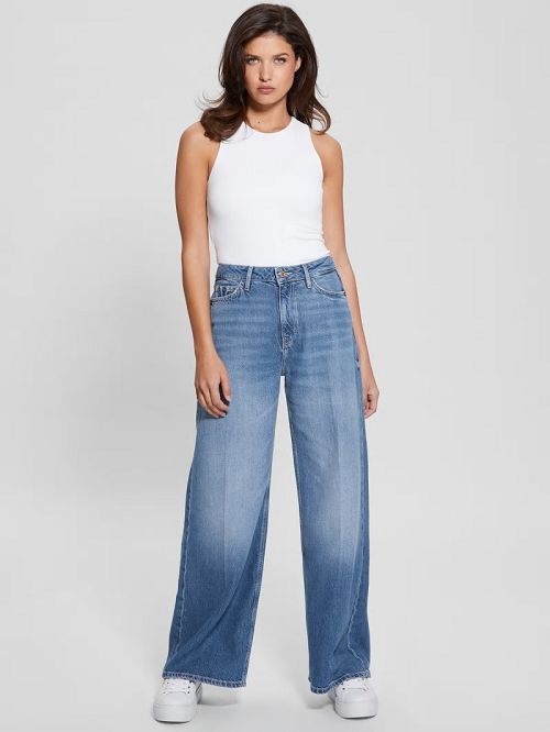 Guess Bellflower Flare Jeans Blauw | GUESS-SN26650