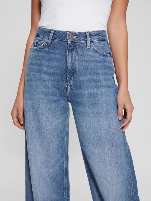 Guess Bellflower Flare Jeans Blauw | GUESS-SN26650