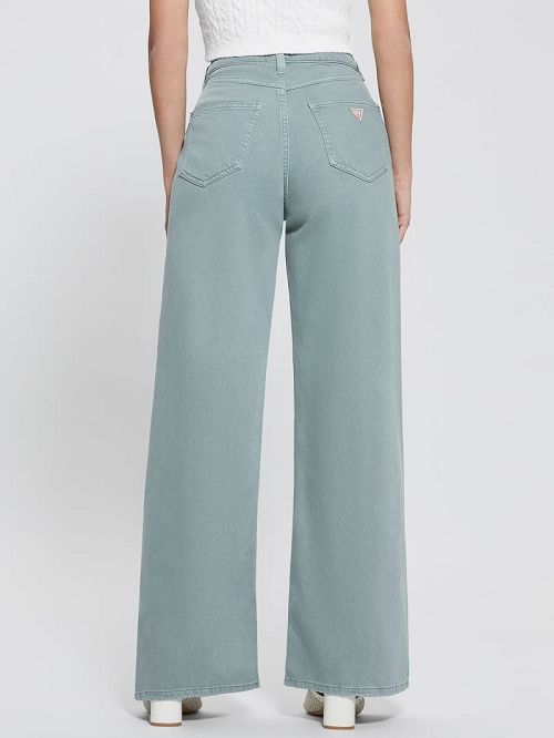 Guess Bellflower Flare Jeans Groen | GUESS-SN26511