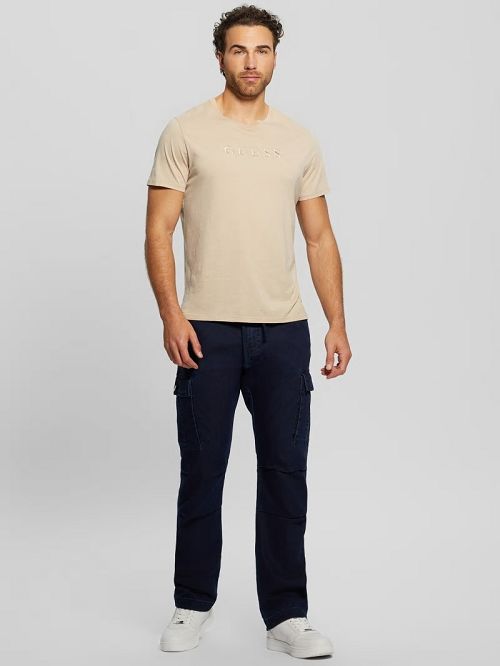Guess Bellmont Canvas Cargo Pants Blauw | GUESS-SN31396