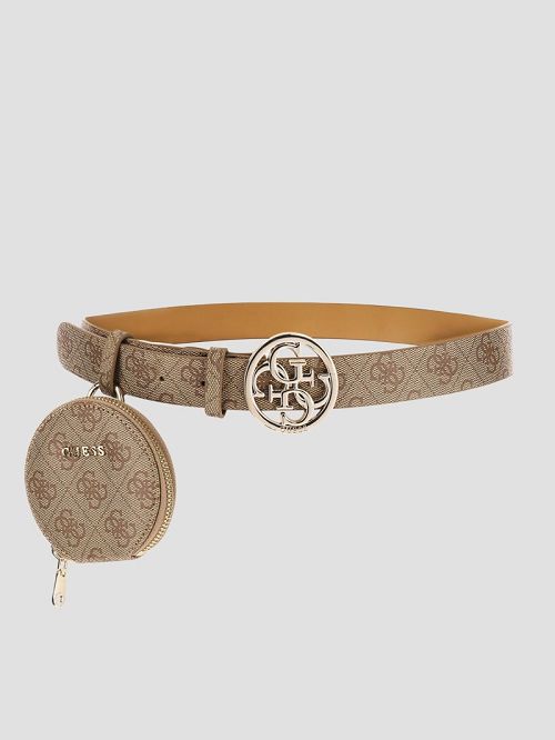 Guess Belt and Keyring Gift Set Bruin | GUESS-SN30239