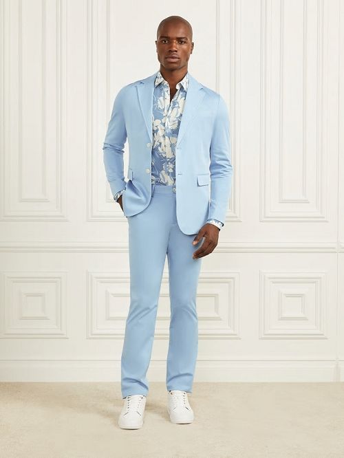 Guess Ben Urban Chino Pant Blauw | GUESS-SN31406