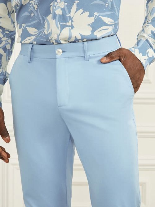 Guess Ben Urban Chino Pant Blauw | GUESS-SN31406