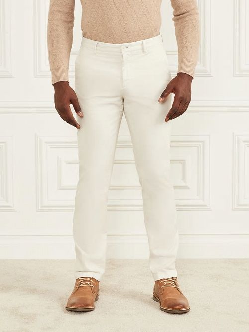Guess Ben Urban Chino Pant Wit | GUESS-SN31414