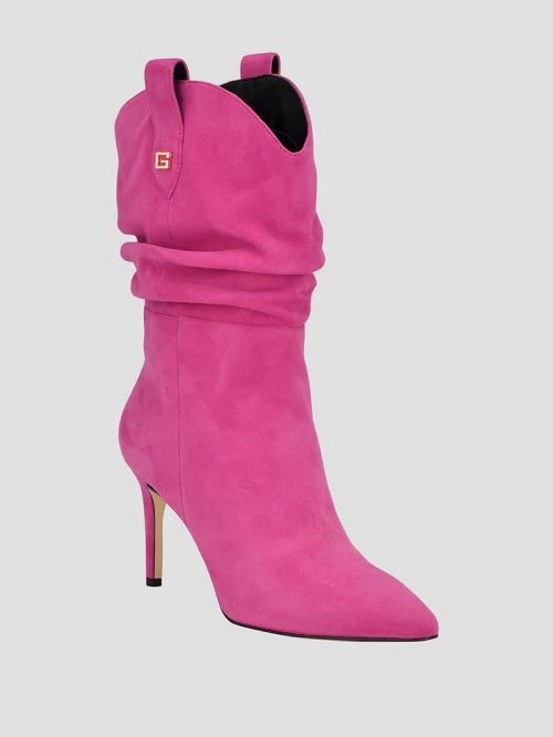 Guess Benisa Western Slouch Booties Roze | GUESS-SN29907