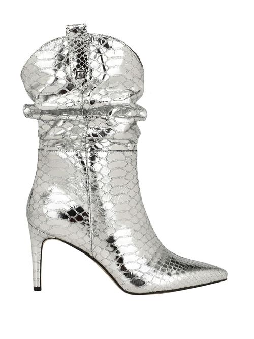 Guess Benisa Western Slouch Booties Zilver | GUESS-SN29924